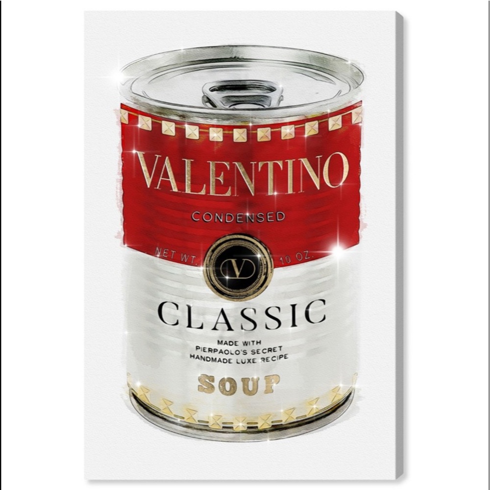 Red Soup Can Canvas Print
